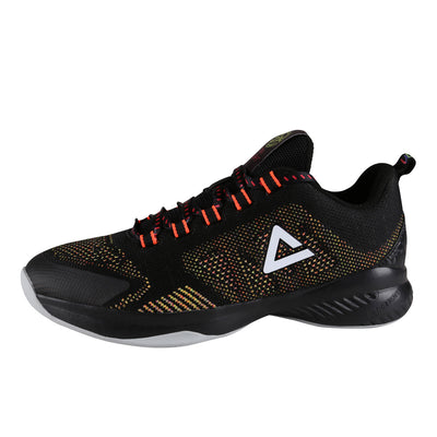 Low Cut Basketball Shoes | PEAK Ultralight - Black/Neon Red